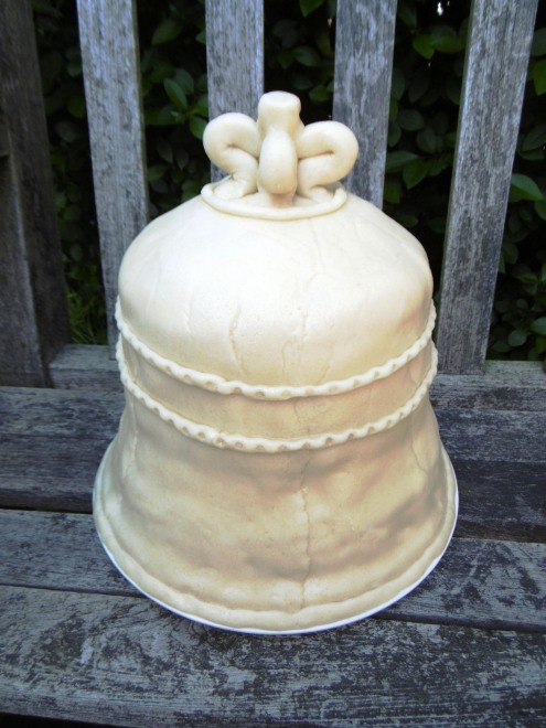 A bell-shaped cake...